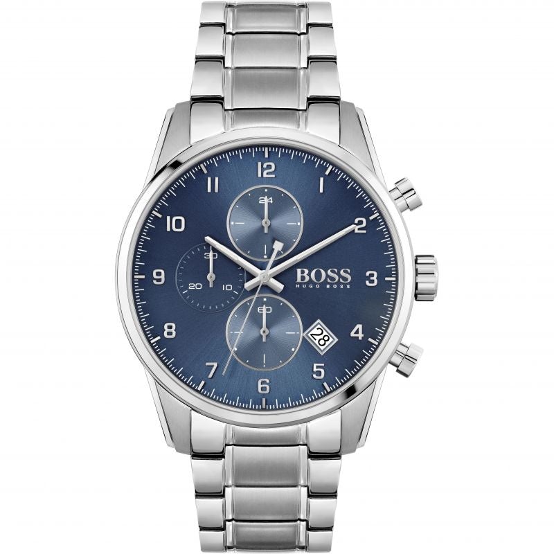 Hugo Boss Men's Watch Chronograph Skymaster Blue - HB1513784